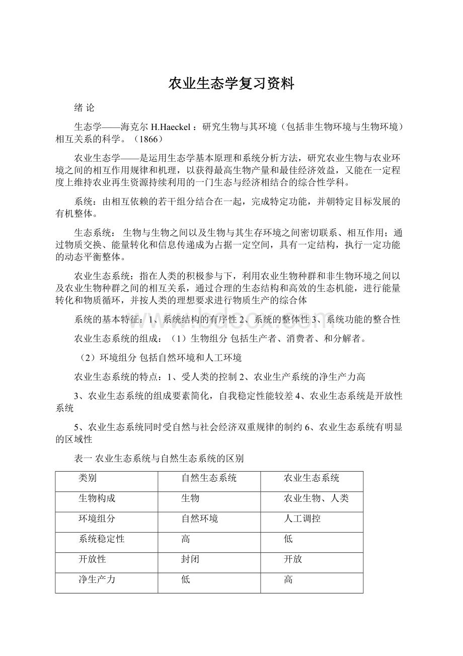 农业生态学复习资料Word文档格式.docx_第1页