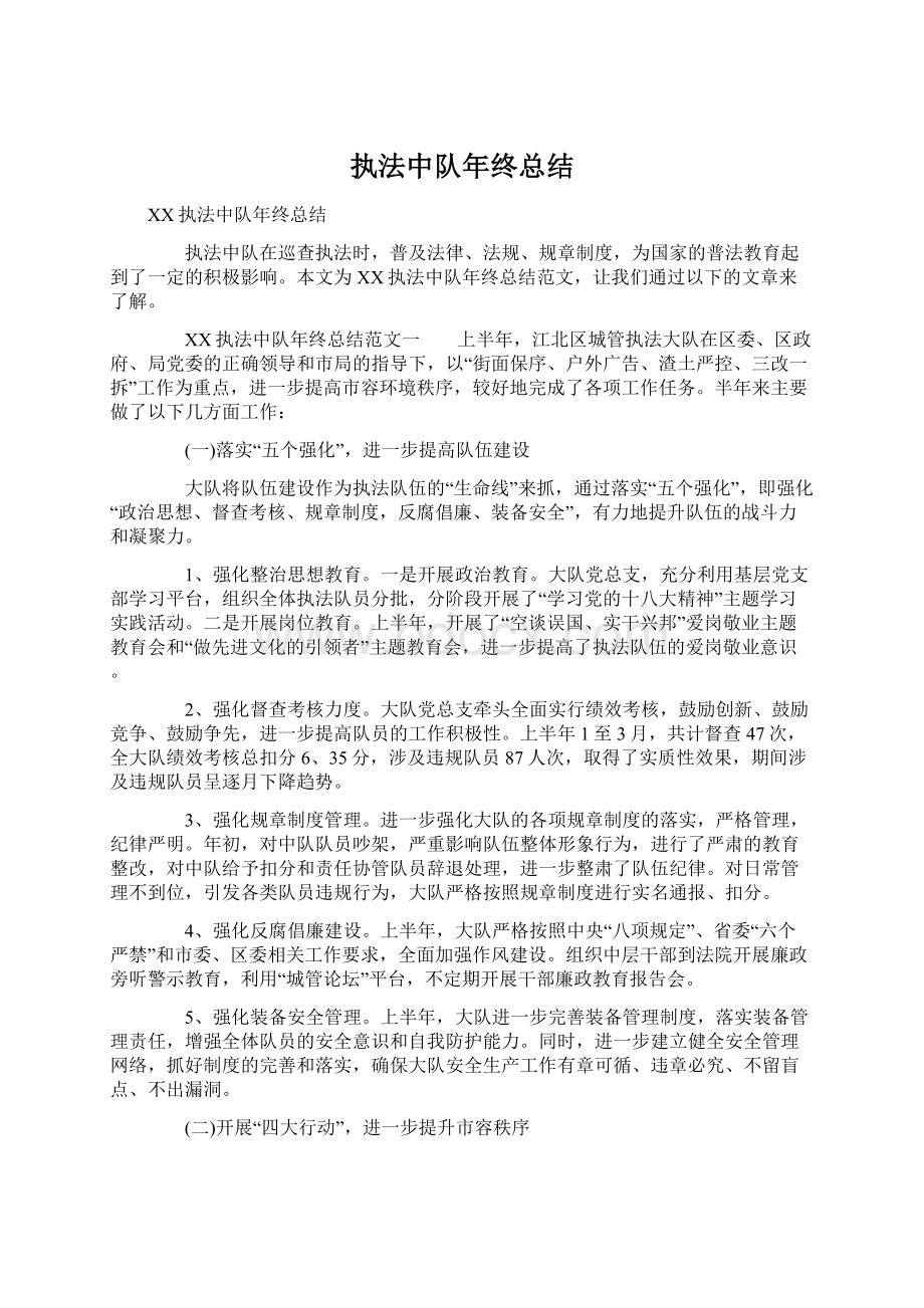 执法中队年终总结Word格式文档下载.docx_第1页