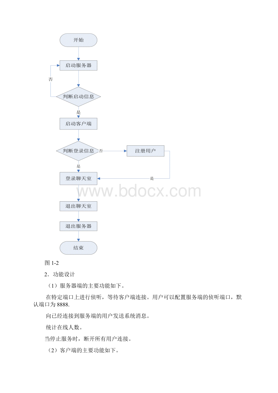 多人聊天程序课程设计报告.docx_第3页