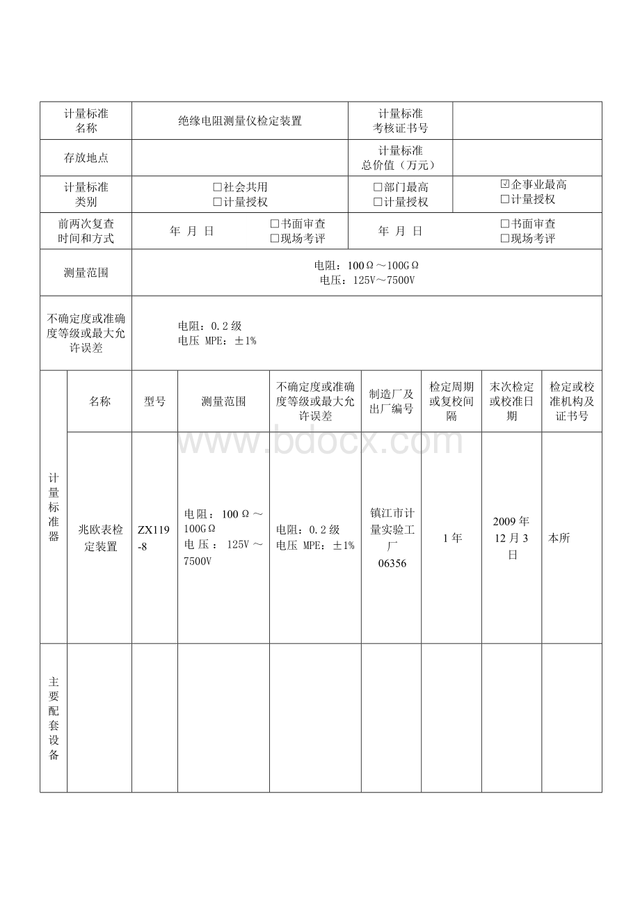 绝缘电阻表检定装置申请书.doc_第3页