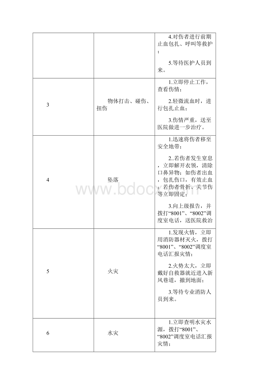 弘扬煤矿应急处置卡.docx_第2页