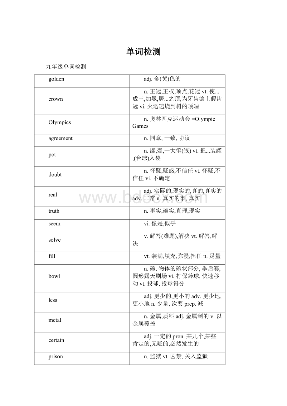 单词检测Word格式文档下载.docx