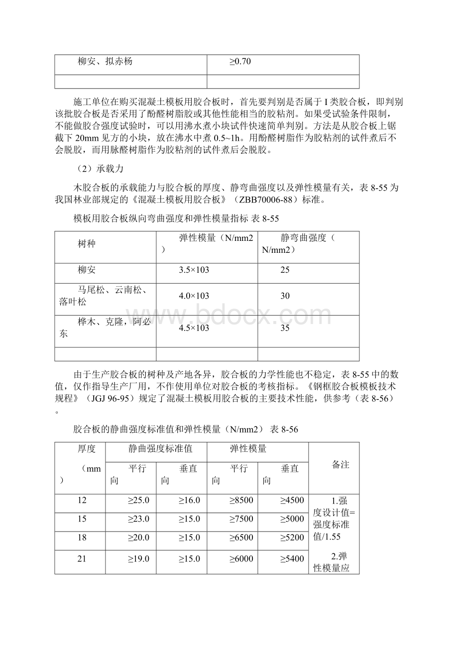 工程施工 胶合板模板施工规定.docx_第3页