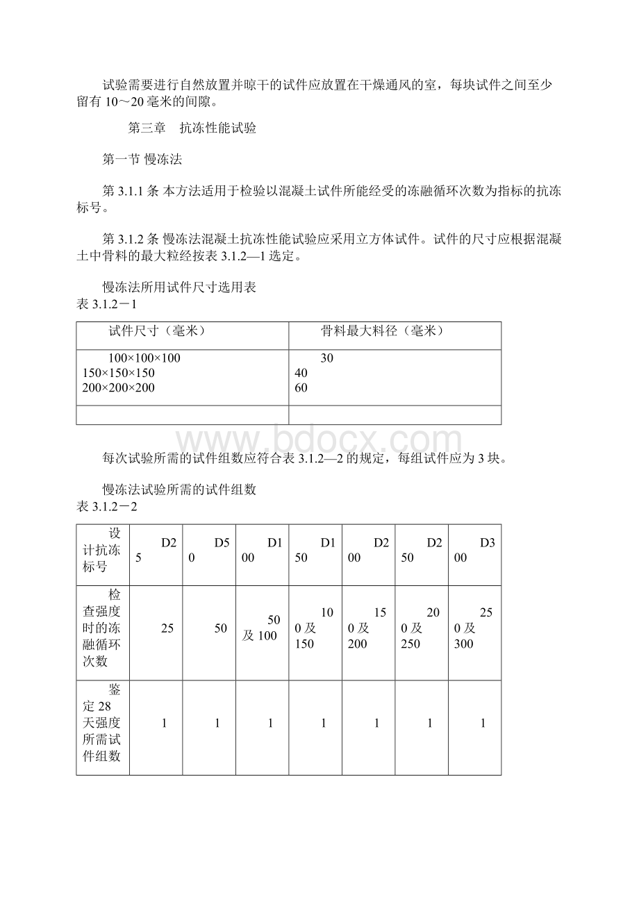 普通混凝土长期性能和耐久性能的试验方法.docx_第2页