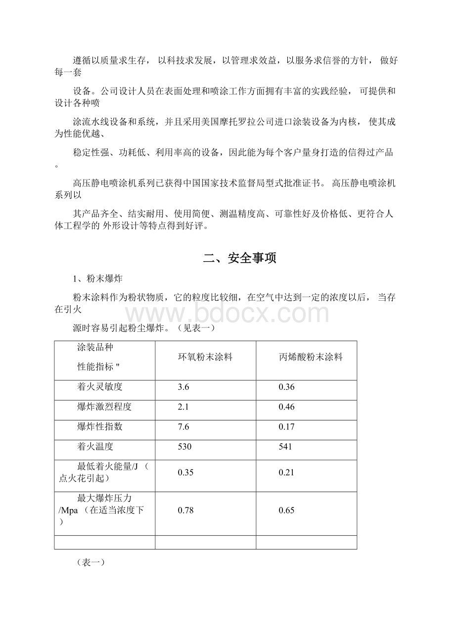 高压静电喷涂机通用说明书Word格式.docx_第2页