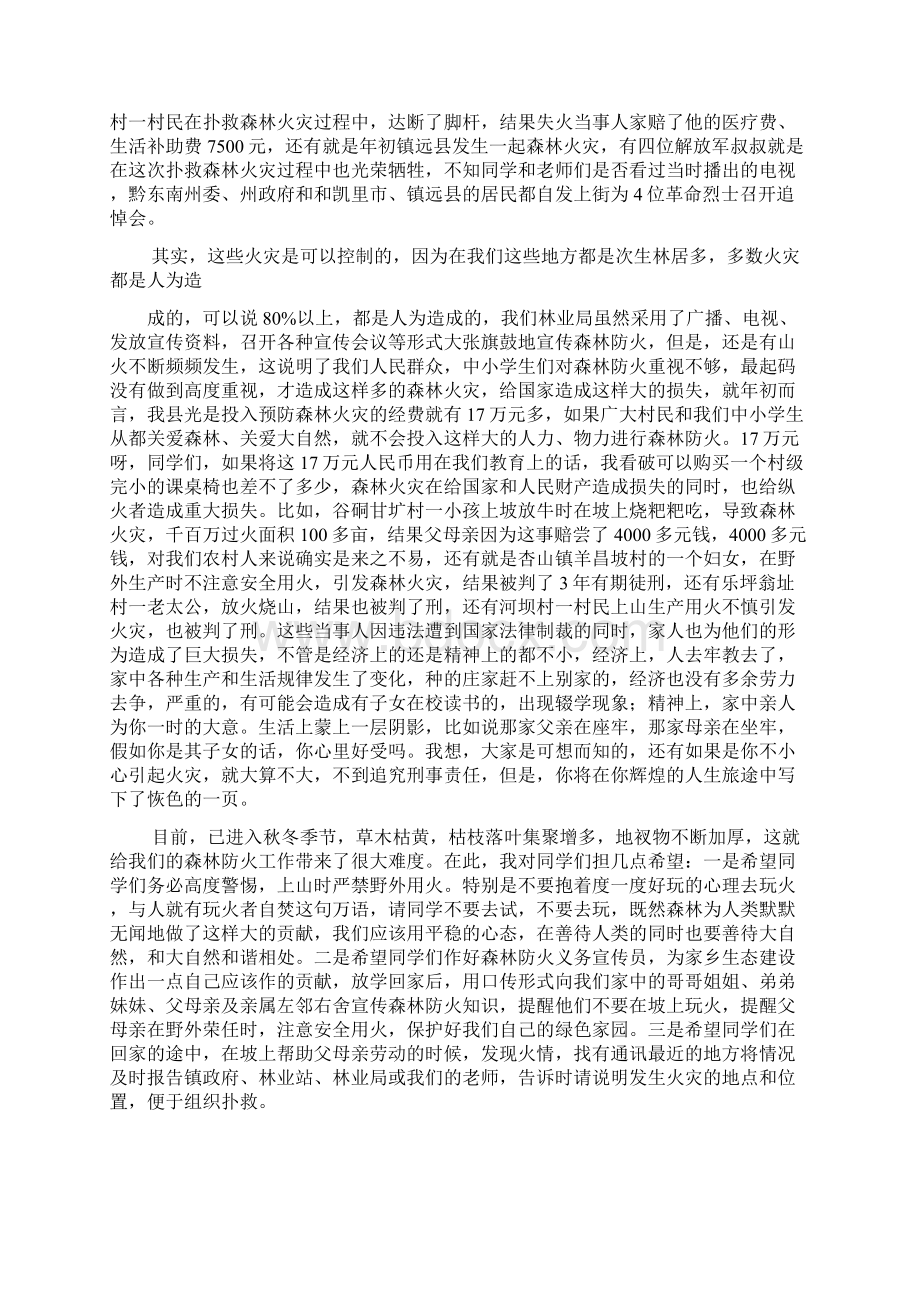 领导讲话稿之森林防火宣传讲话稿Word文件下载.docx_第3页