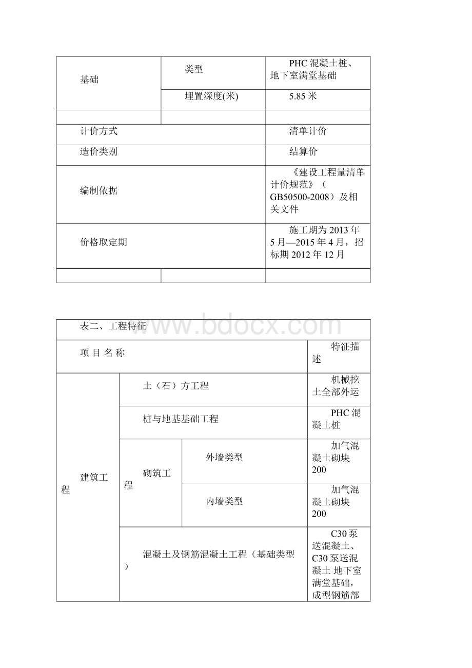 高层办公楼造价指标分析报告.docx_第2页