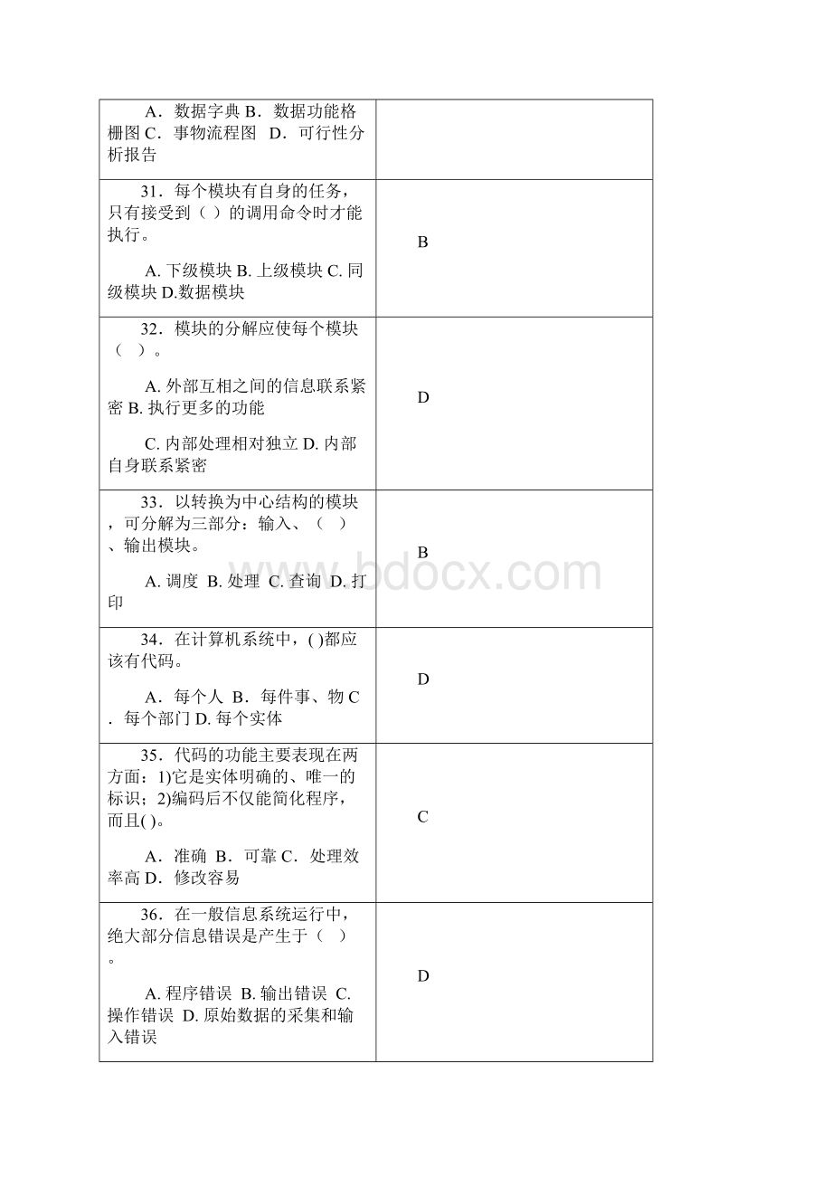 管理信息系统模拟试题.docx_第3页