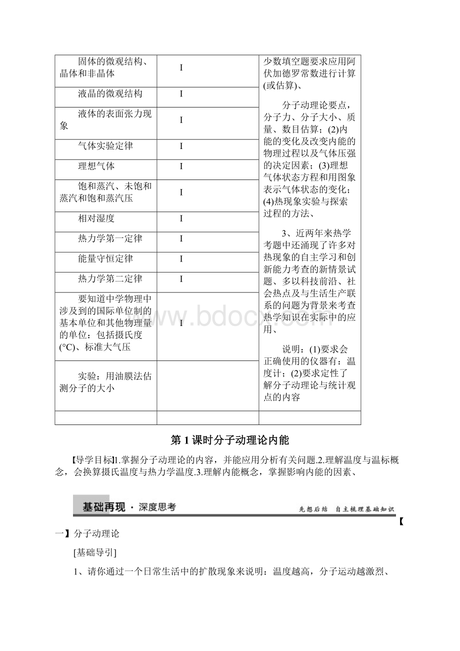 高考物理大二轮第十一章第1课时分子动理论 内能新苏版33.docx_第2页