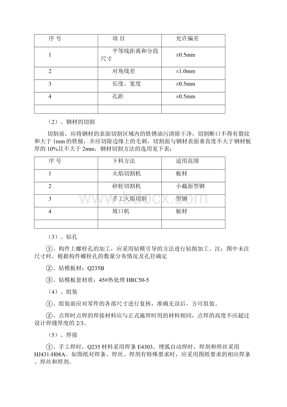 钢结构厂房施工工艺流程及质量控制措施Word格式.docx_第2页