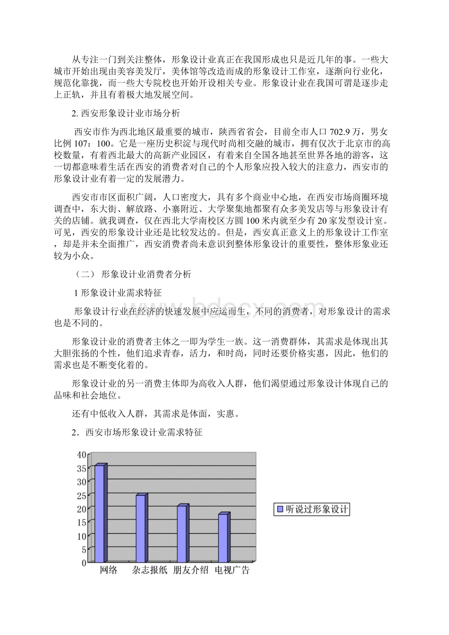 精品文档SHY形象设计工作室创业项目市场营销方案计划书Word文件下载.docx_第2页