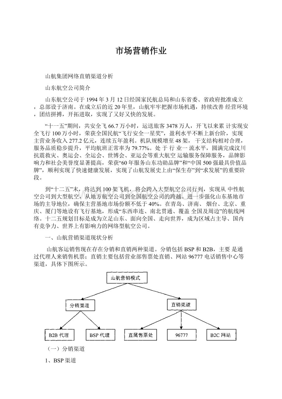 市场营销作业.docx