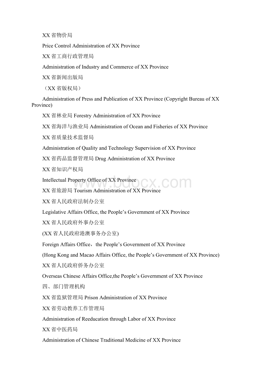 政府机构英文名英语.docx_第3页