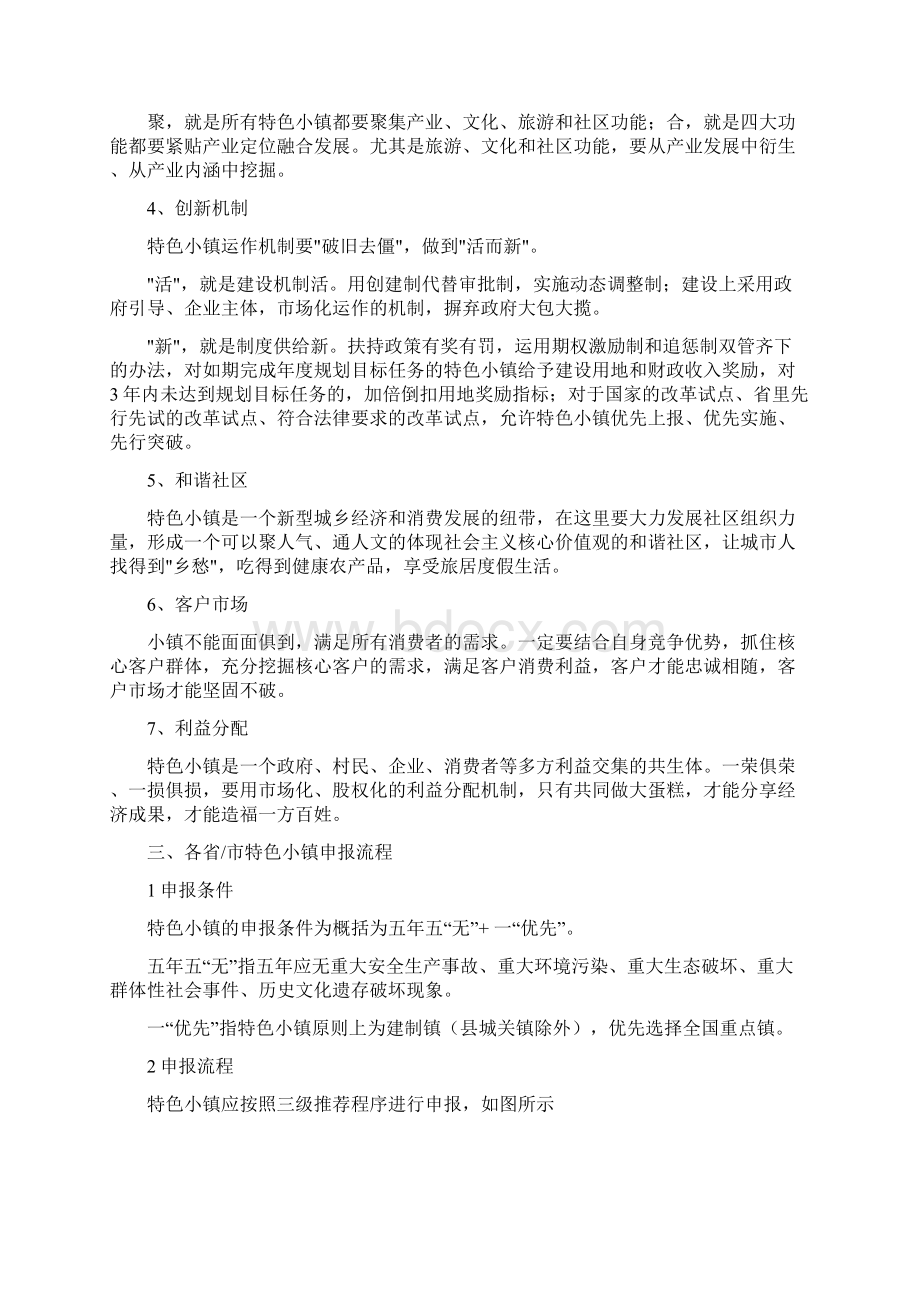 特色小镇申请要点及流程Word文档下载推荐.docx_第2页