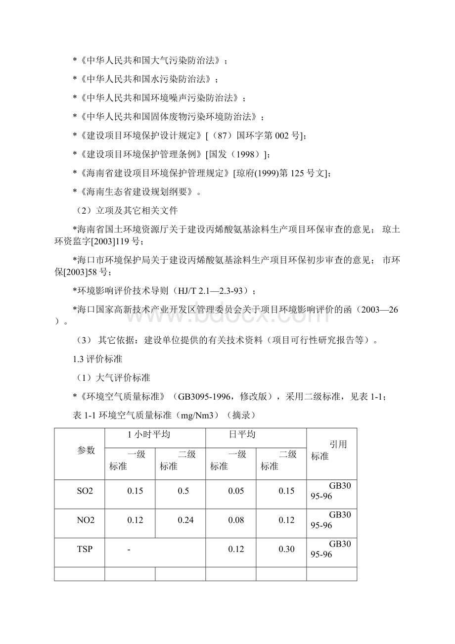 最新丙烯酸氨基涂料项目专项分析报告Word格式.docx_第2页