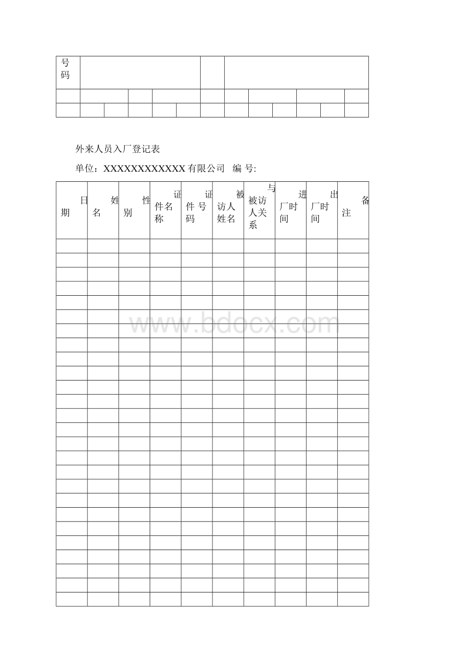 ZLXS 3 0506安全保卫管理制度相关记录.docx_第2页