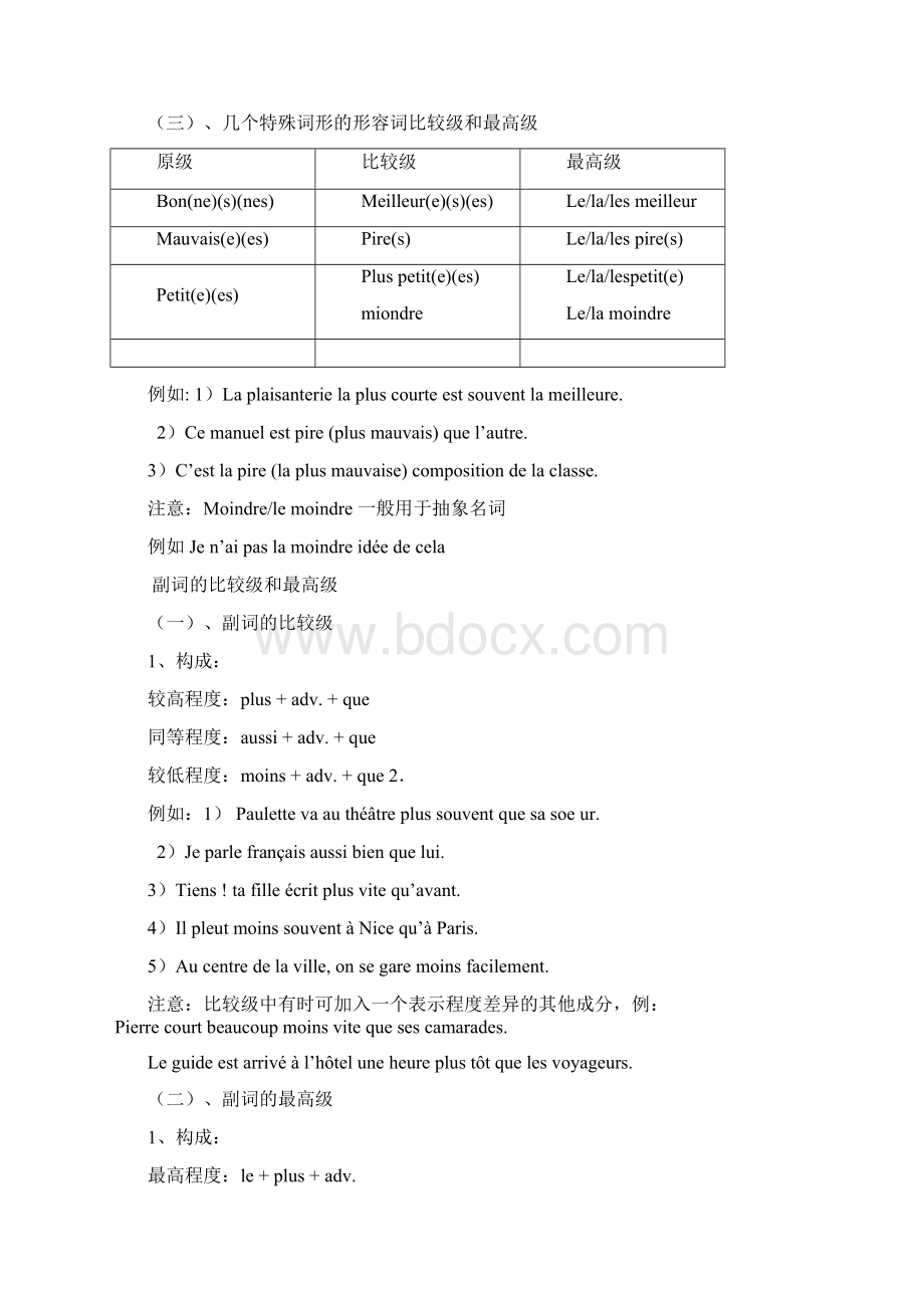 走遍法国1下语法总结Word文档下载推荐.docx_第2页