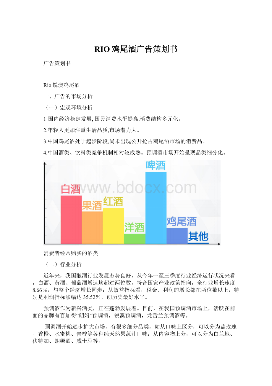 RIO鸡尾酒广告策划书Word文档格式.docx_第1页