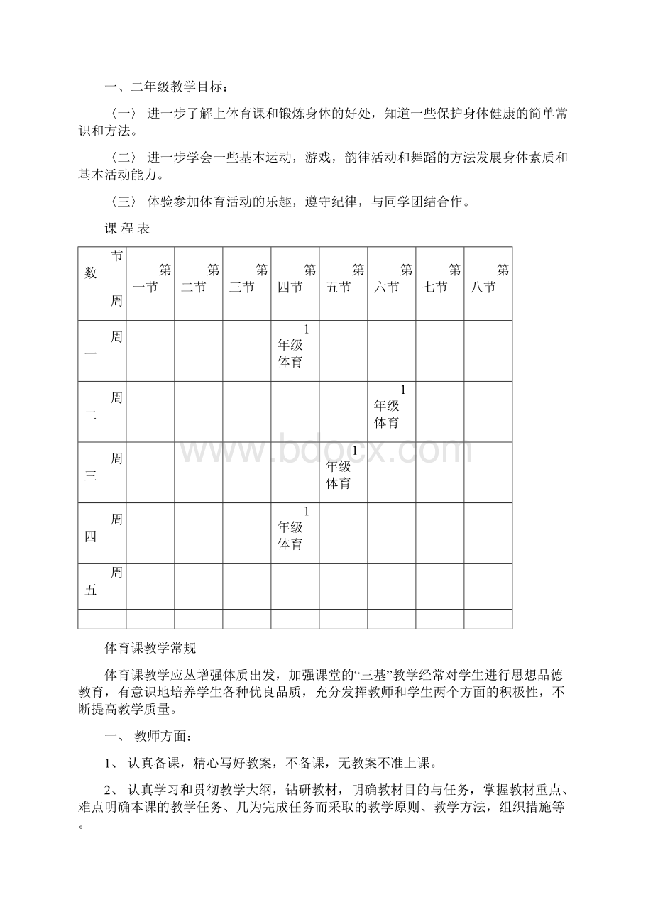 小学一年级体育教学说课全集.docx_第2页