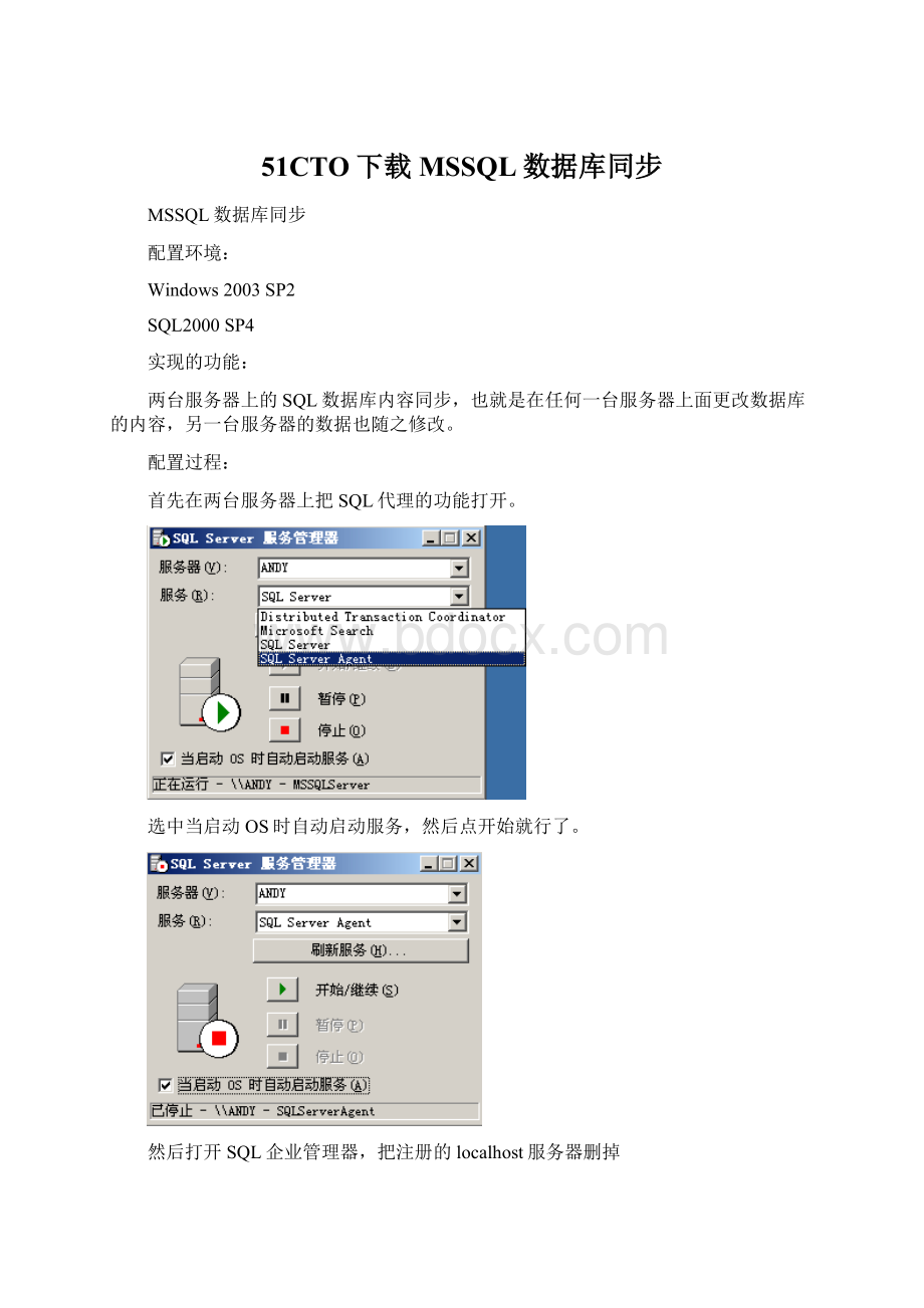 51CTO下载MSSQL数据库同步Word文件下载.docx_第1页