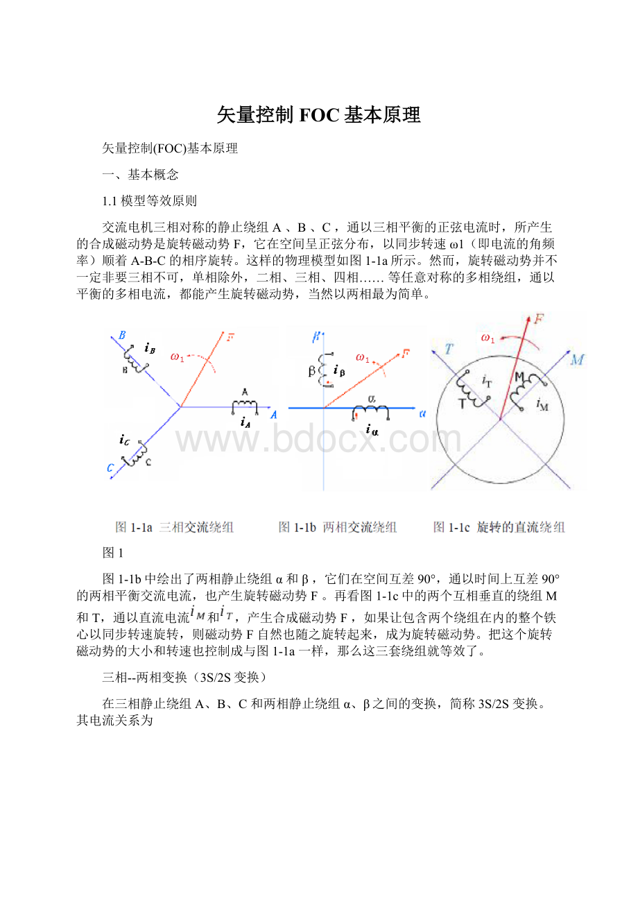 矢量控制FOC基本原理Word下载.docx_第1页