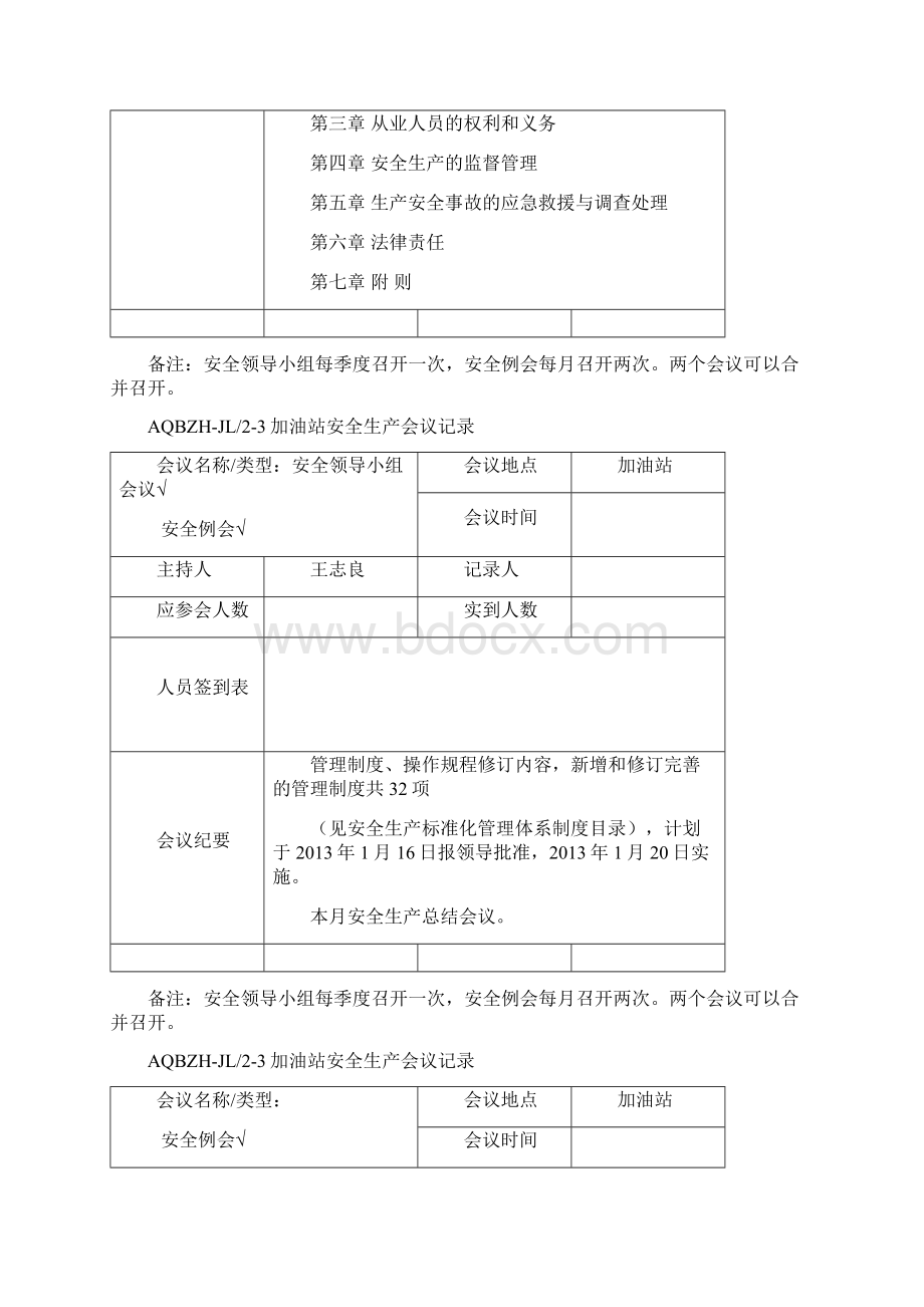 加油站安全生产会议记录.docx_第2页