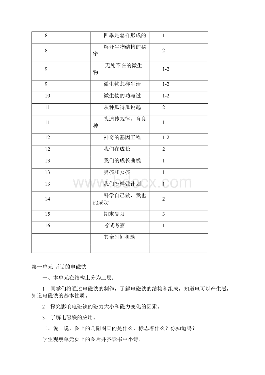 湘教版小学科学五年级下册全册教案Word格式文档下载.docx_第3页