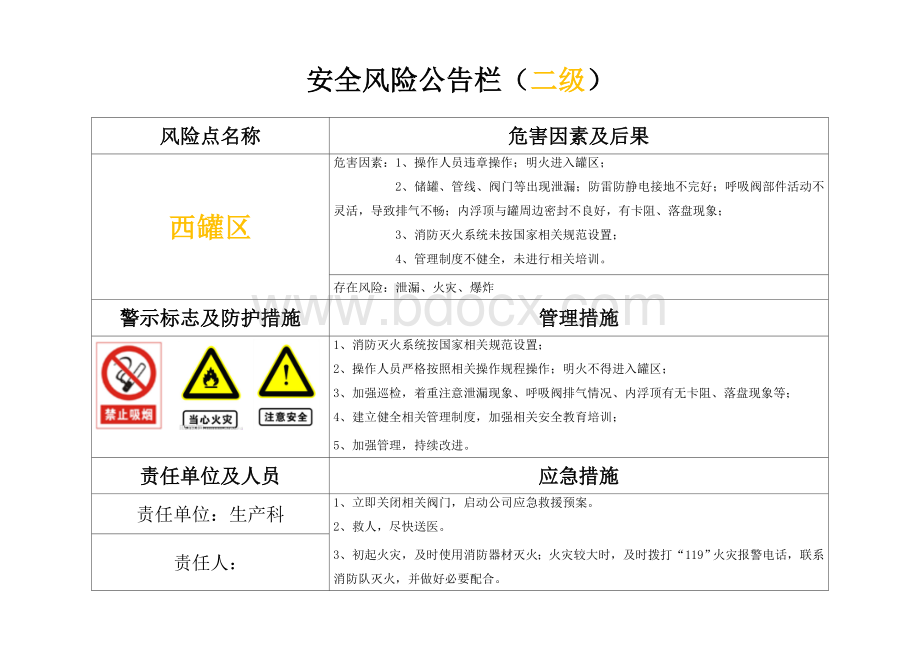 安全风险公告栏(告知牌)Word下载.doc_第1页