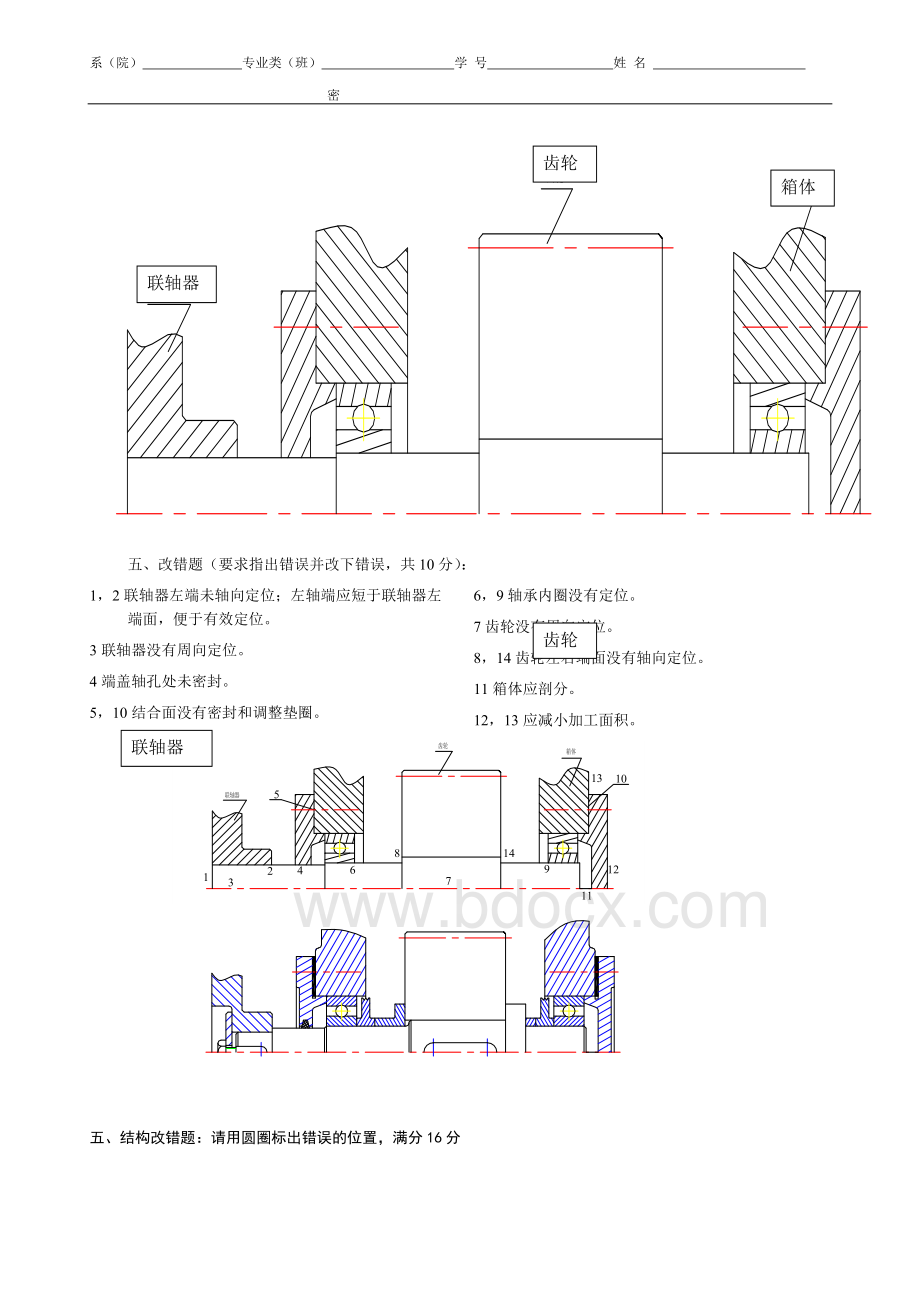 机械设计轴改错题.doc_第3页