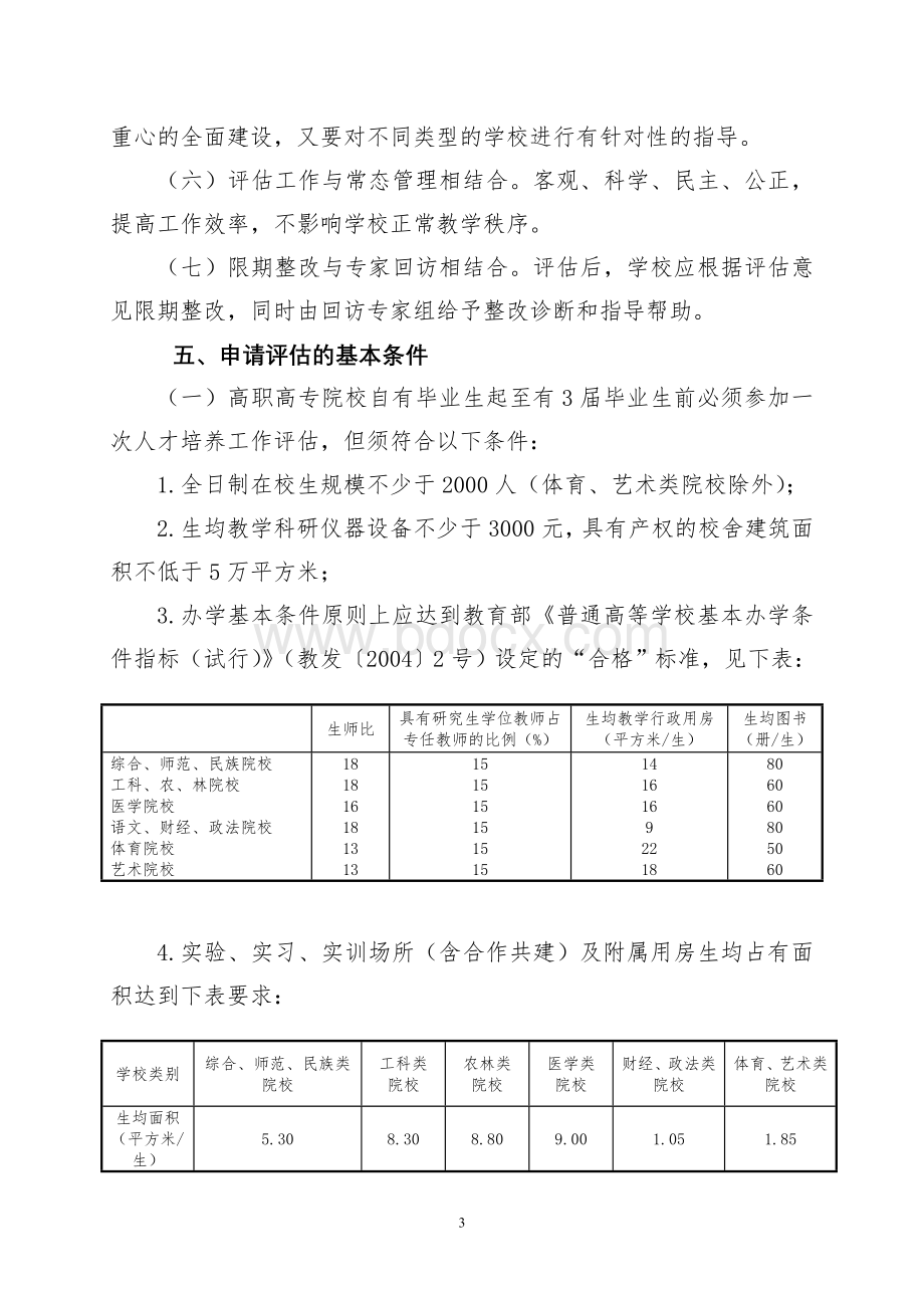 福建省高职高专院校人才培养工作评估实施细则Word格式文档下载.doc_第3页