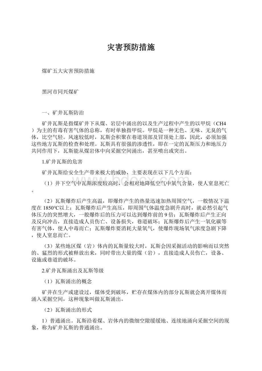 灾害预防措施.docx_第1页