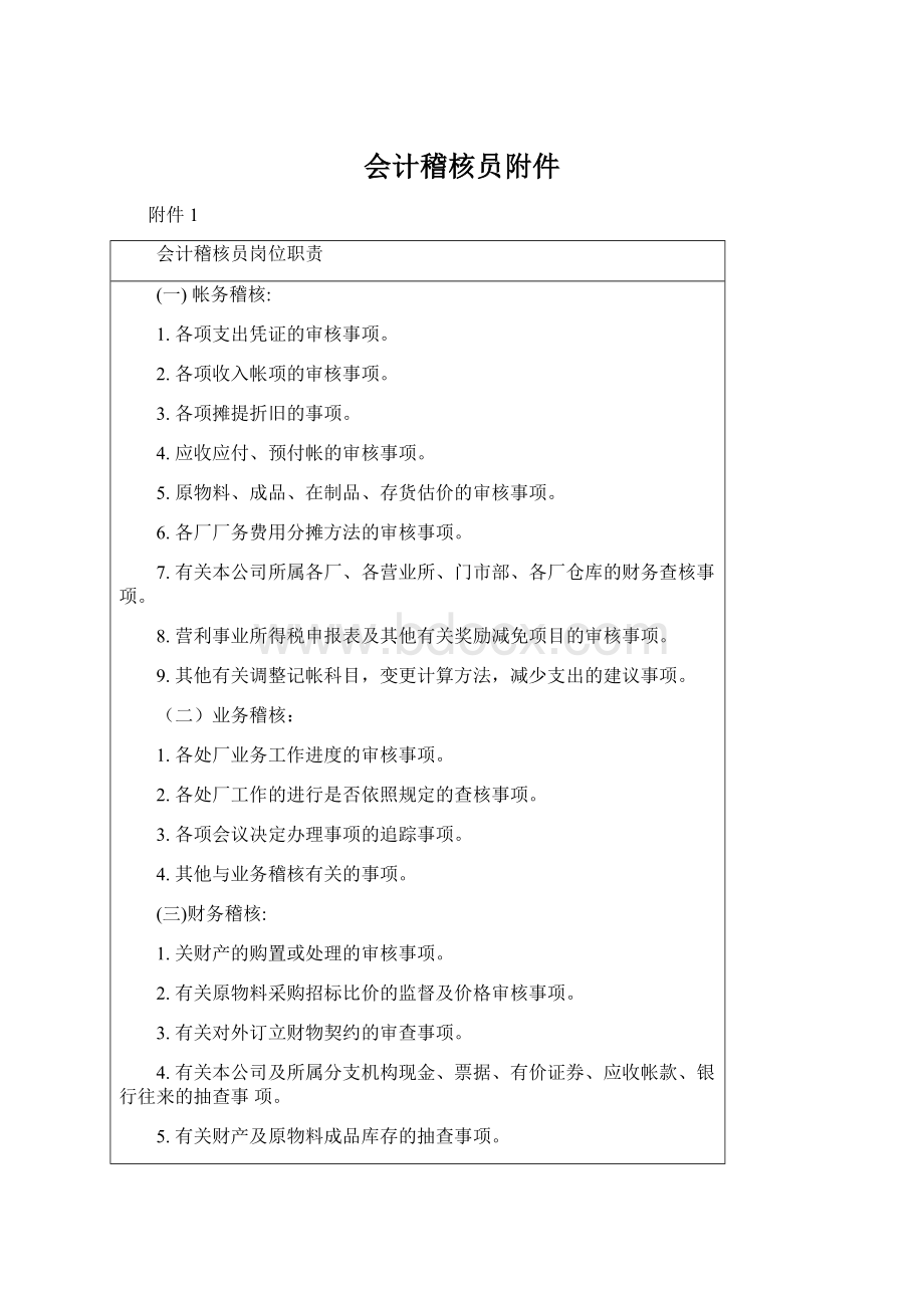 会计稽核员附件.docx_第1页