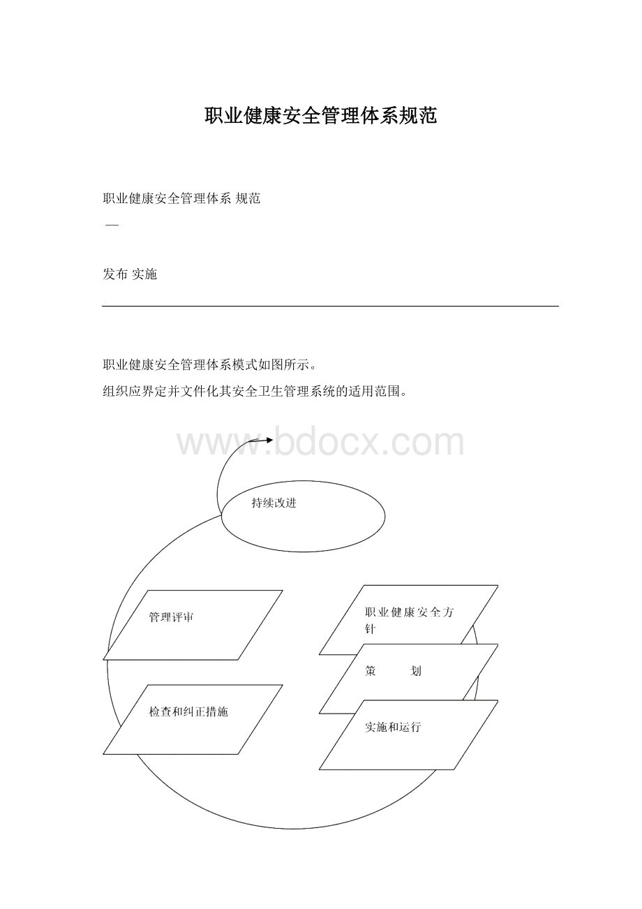 职业健康安全管理体系规范.docx_第1页