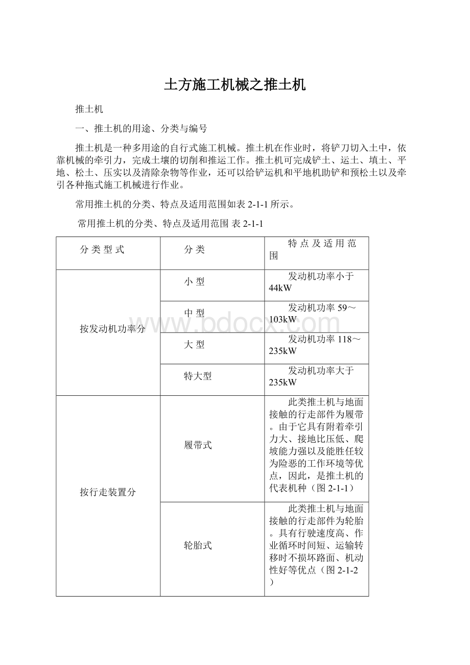 土方施工机械之推土机.docx