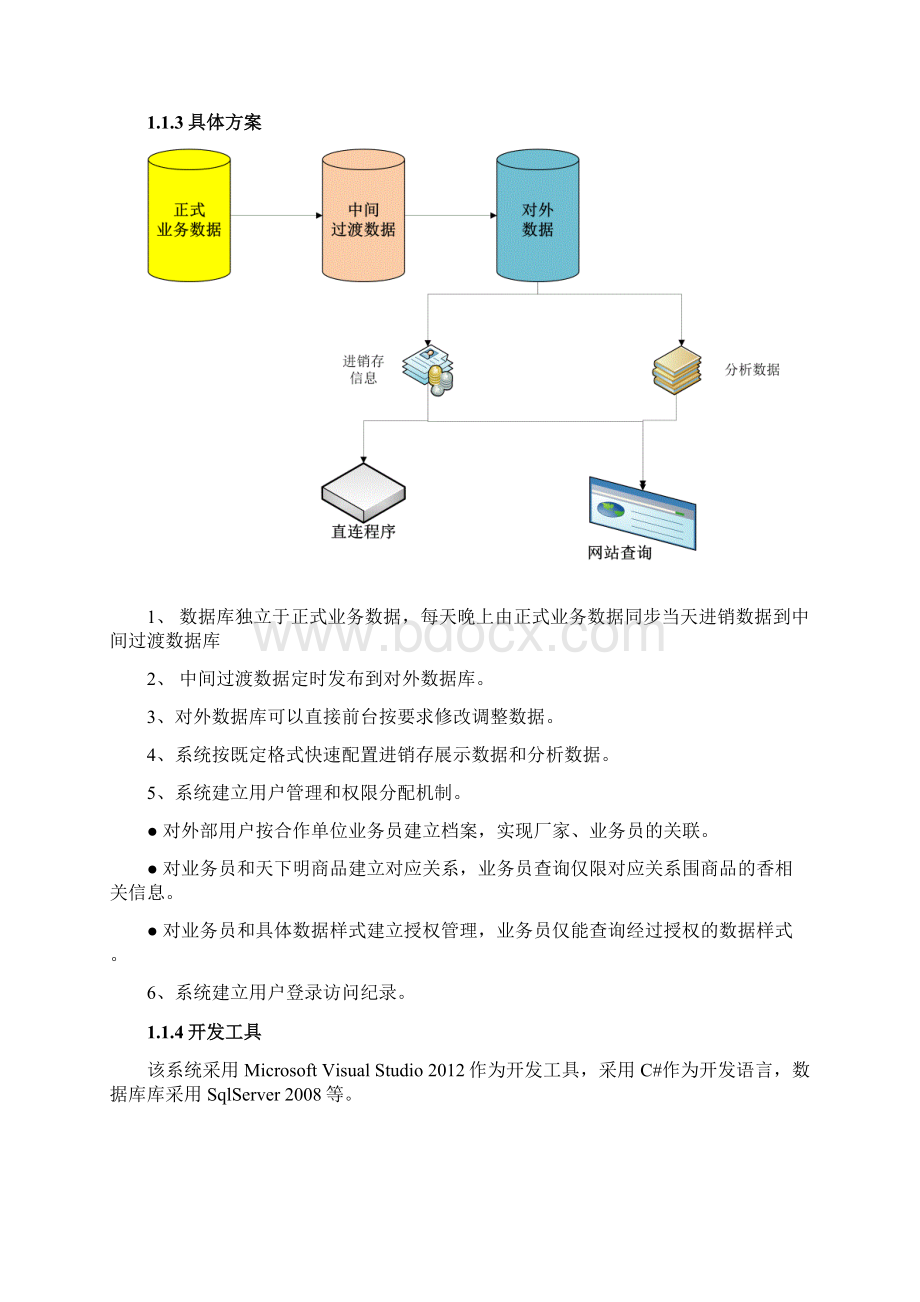 天下明流向信息查询质量报告管理系统项目设计方案.docx_第2页