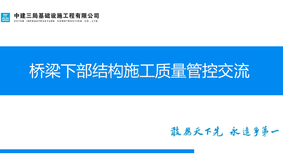 桥梁下部结构施工质量管控培训PPT文件格式下载.ppt