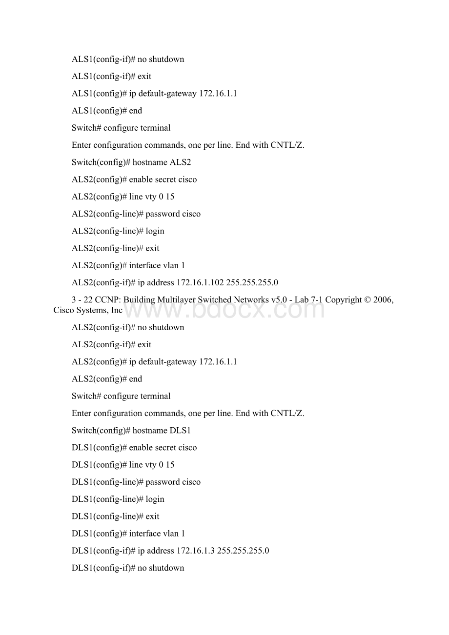 Lab 71 Configuring Switches for IP Telephony Support.docx_第3页