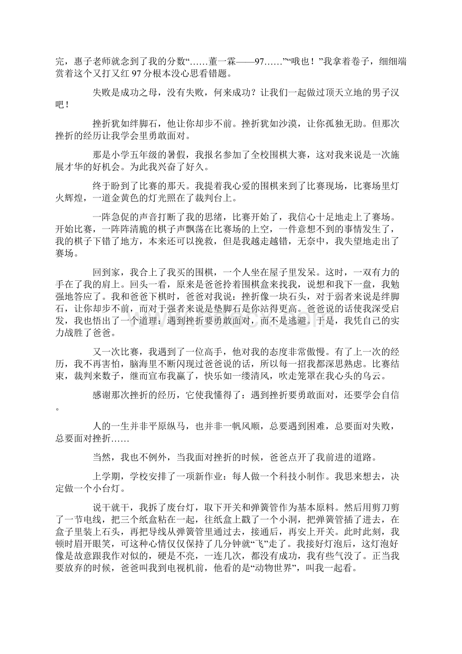 当我面对挫折的时候作文500字最新.docx_第2页