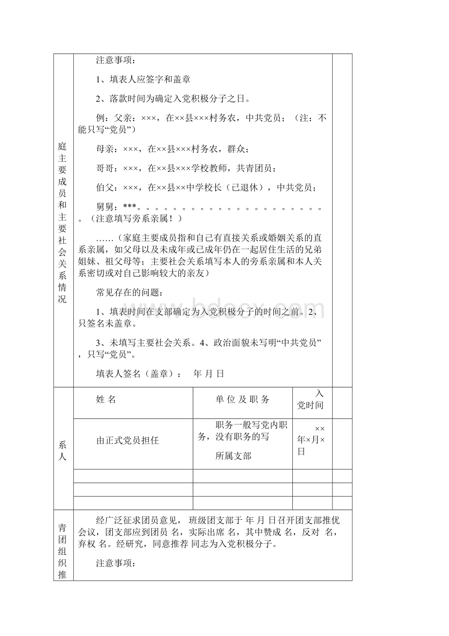 入党积极分子考察表附填表说明精品文档.docx_第3页