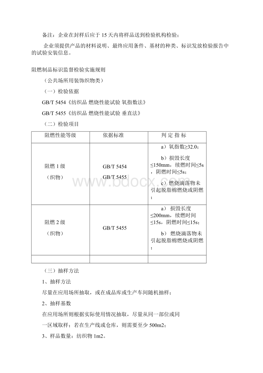 阻燃制品标识监督检验实施规则Word格式文档下载.docx_第2页