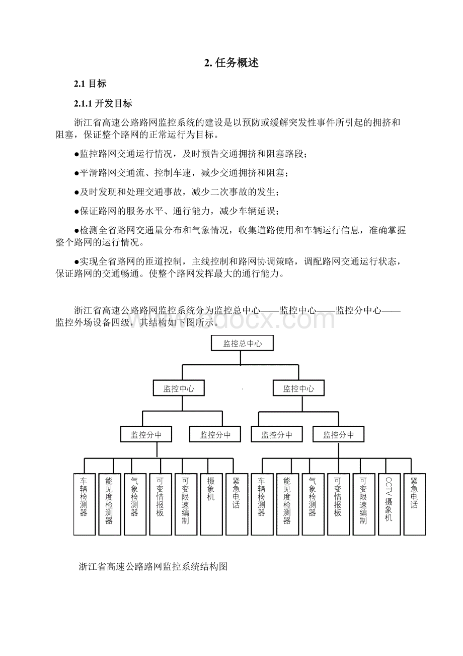 高速公路监控系统需求说明书.docx_第3页