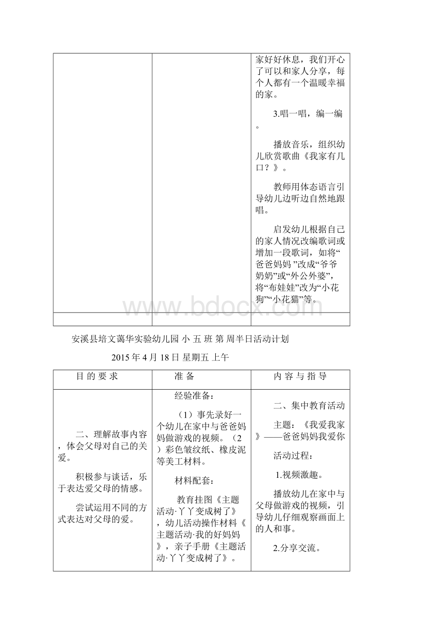 我爱我家主题教案文档格式.docx_第3页