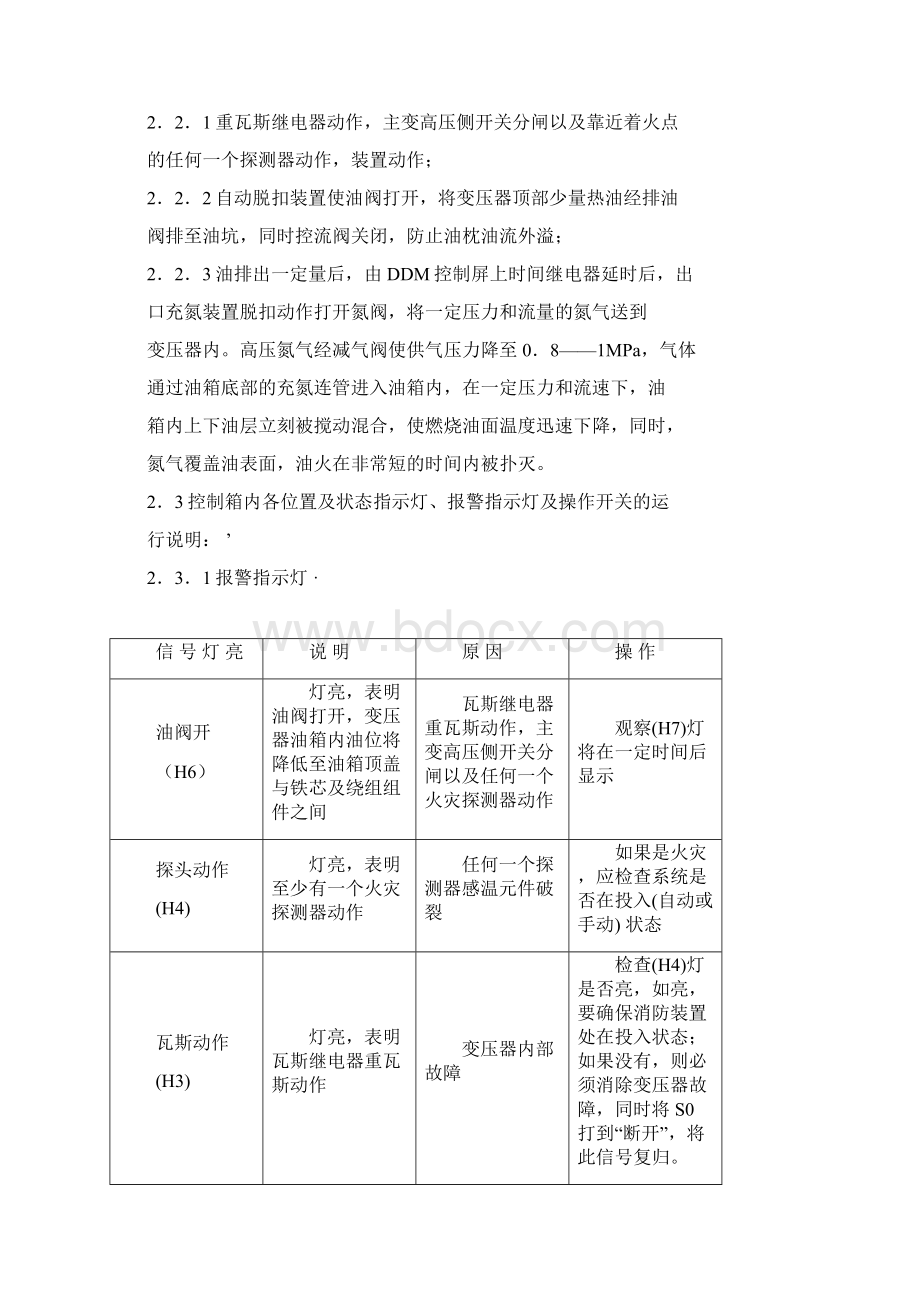 DDM变压器充氮灭火装置运行规程Word文档下载推荐.docx_第2页