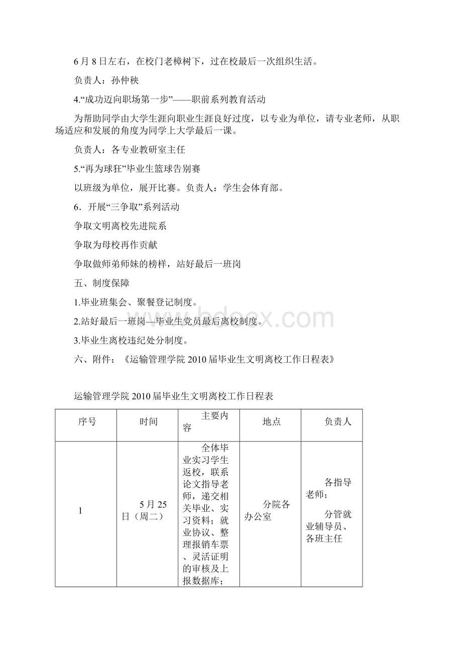 运管学院毕业生毕业工作安排.docx_第3页