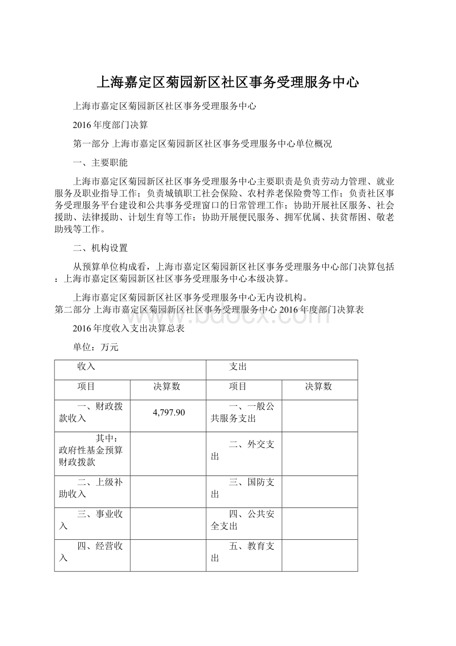 上海嘉定区菊园新区社区事务受理服务中心文档格式.docx