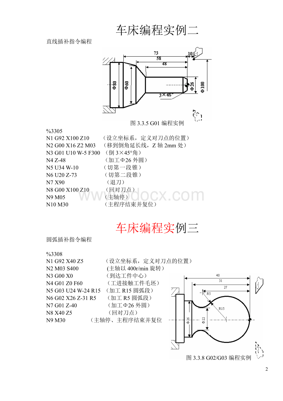 数控车床编程实例详解(30个例子)(1)文档格式.doc_第2页