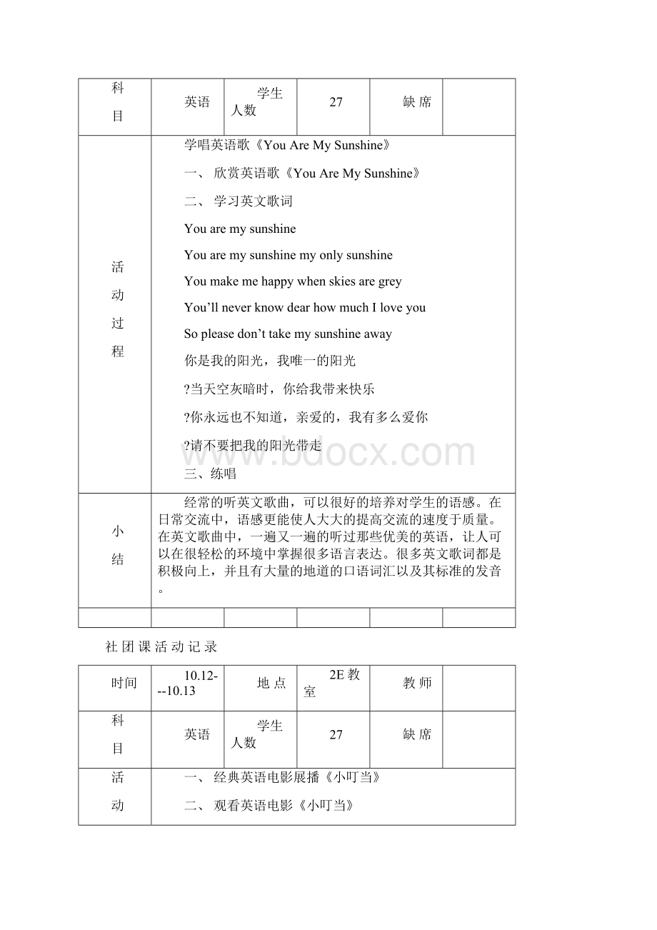 英语社团活动记录新.docx_第2页