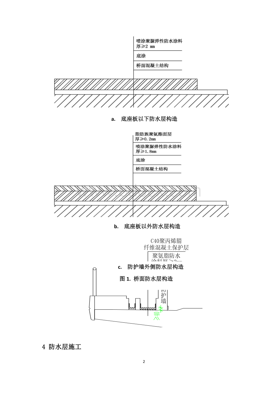 无砟轨道桥面防水层作业指导书Word下载.doc_第2页