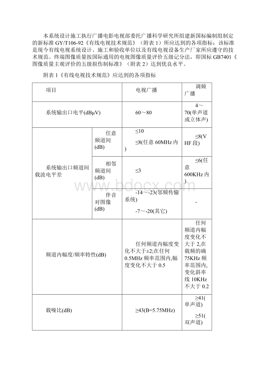 精品优选CATV卫星电视系统一程设计方案doc.docx_第3页