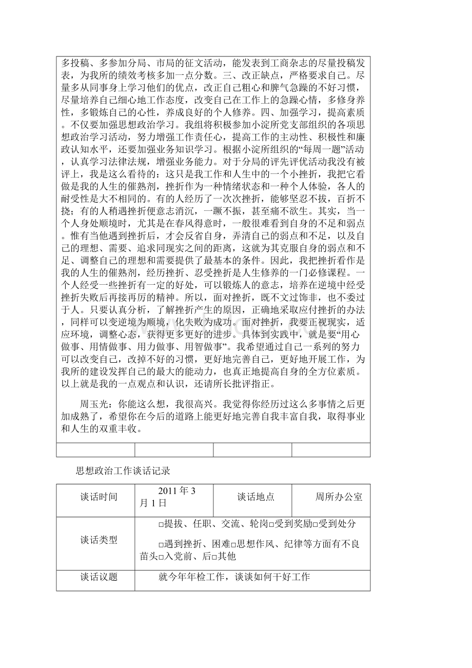 思想政治工作谈话记录.docx_第2页